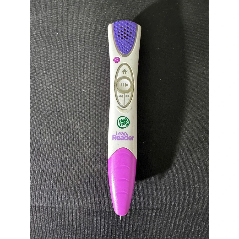 LeapFrog LeapReader Reading and Writing System White Purple Good 21302 USB Pen